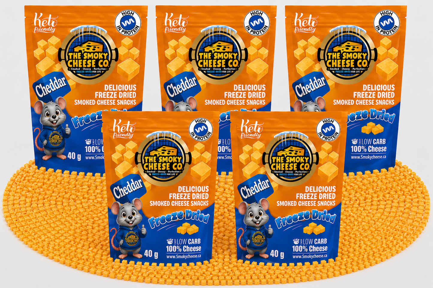 Smoky Cheese Medley (5-40g bags)