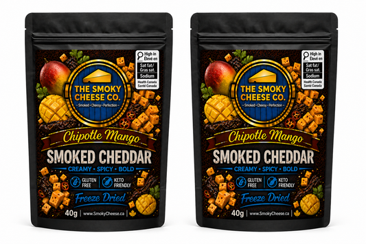 Freeze Dried Chipotle Mango Smoked Cheddar (2-40g bags)