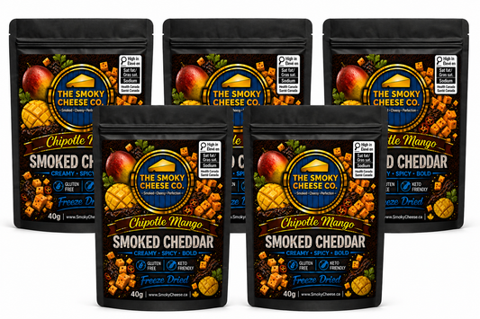 Freeze Dried Chipotle Mango Smoked Cheddar (5-40g bags)